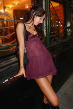 Load image into Gallery viewer, Trendy A Line Spaghetti Straps Purple Short Homecoming Dress with Ruffles