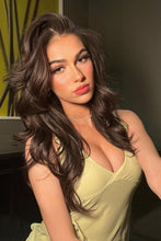 Load image into Gallery viewer, Trendy Mermaid Spaghetti Straps Light Green Long Prom Dress with Ruffles
