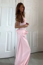 Load image into Gallery viewer, Trendy Mermaid Spaghetti Straps Light Pink Long Prom Dress with Lace