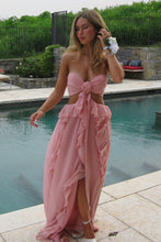 Load image into Gallery viewer, Trendy A Line Sweetheart Mint Green Long Prom Dress with 3D Flowers
