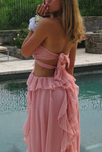 Load image into Gallery viewer, Trendy A Line Sweetheart Mint Green Long Prom Dress with 3D Flowers
