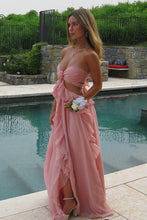 Load image into Gallery viewer, Trendy A Line Sweetheart Mint Green Long Prom Dress with 3D Flowers
