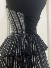 Load image into Gallery viewer, Cute A Line Sweetheart Silver Short Homecoming Dress with Beading
