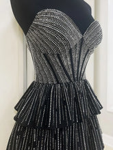 Load image into Gallery viewer, Cute A Line Sweetheart Silver Short Homecoming Dress with Beading
