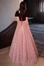 Load image into Gallery viewer, Princess A Line Square Neck Floor Length Formal Dress Party Dress
