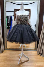 Load image into Gallery viewer, Ball Gown Off The Shoulder Homecoming Dress With Beading
