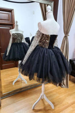 Load image into Gallery viewer, Ball Gown Off The Shoulder Homecoming Dress With Beading