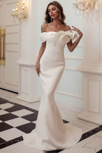 Load image into Gallery viewer, Slim Mermaid One Shoulder Sweep Train Prom Dress
