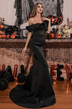 Load image into Gallery viewer, Slim Mermaid One Shoulder Sweep Train Prom Dress
