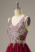 Load image into Gallery viewer, Short Mini Party Dress WIth Crystal Beads
