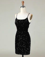 Load image into Gallery viewer, Short-Mini Spaghetti straps Corset Back Homecoming Dress
