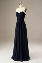 Load image into Gallery viewer, Sweetheart Corset Back Chiffon Long Dress