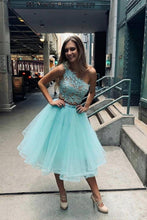 Load image into Gallery viewer, Two-piece One Shoulder Homecoming Dress